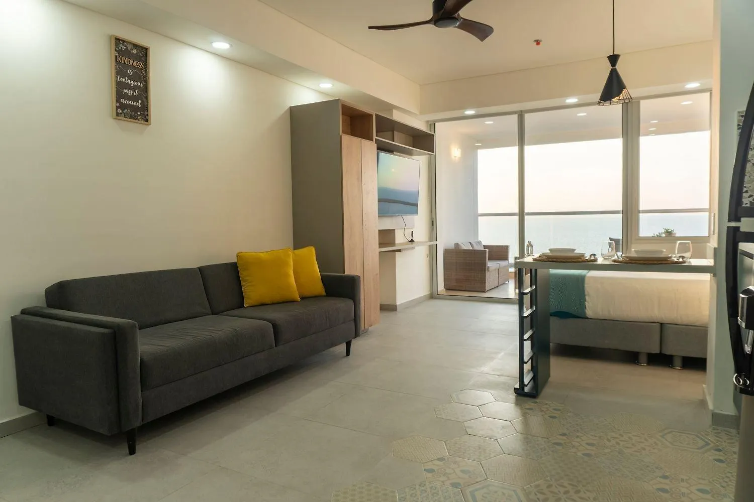 Cb1403 Moderna Suite En Zona Norte Vista Al Mar Kartagena Kolumbia