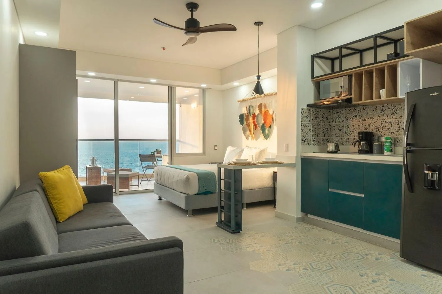 Cb1403 Moderna Suite En Zona Norte Vista Al Mar Cartagena Kolumbia