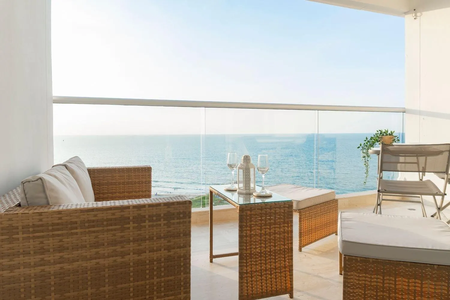 Cb1403 Moderna Suite En Zona Norte Vista Al Mar Cartagena 0*,