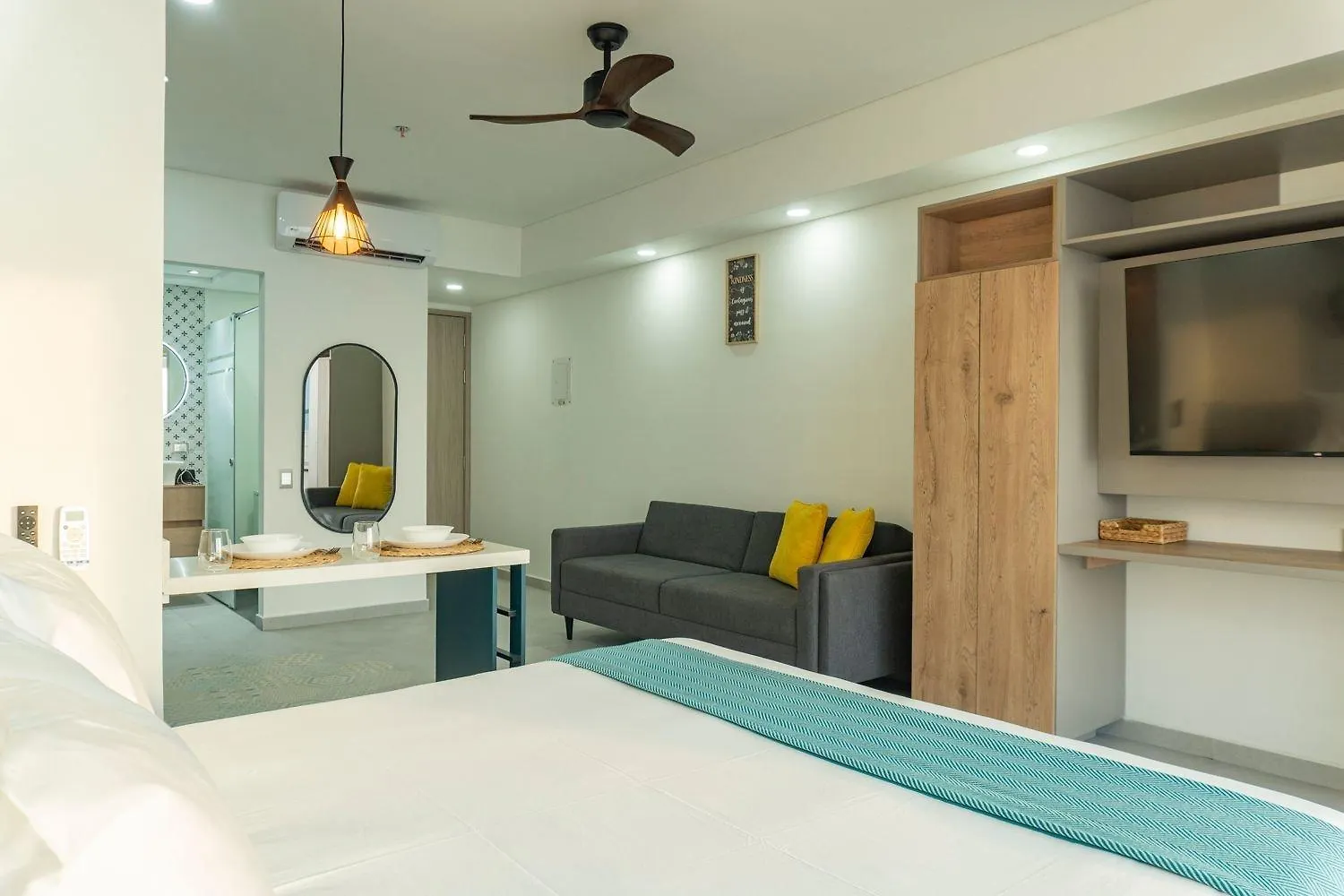 Cb1403 Moderna Suite En Zona Norte Vista Al Mar Cartagena Kolumbia