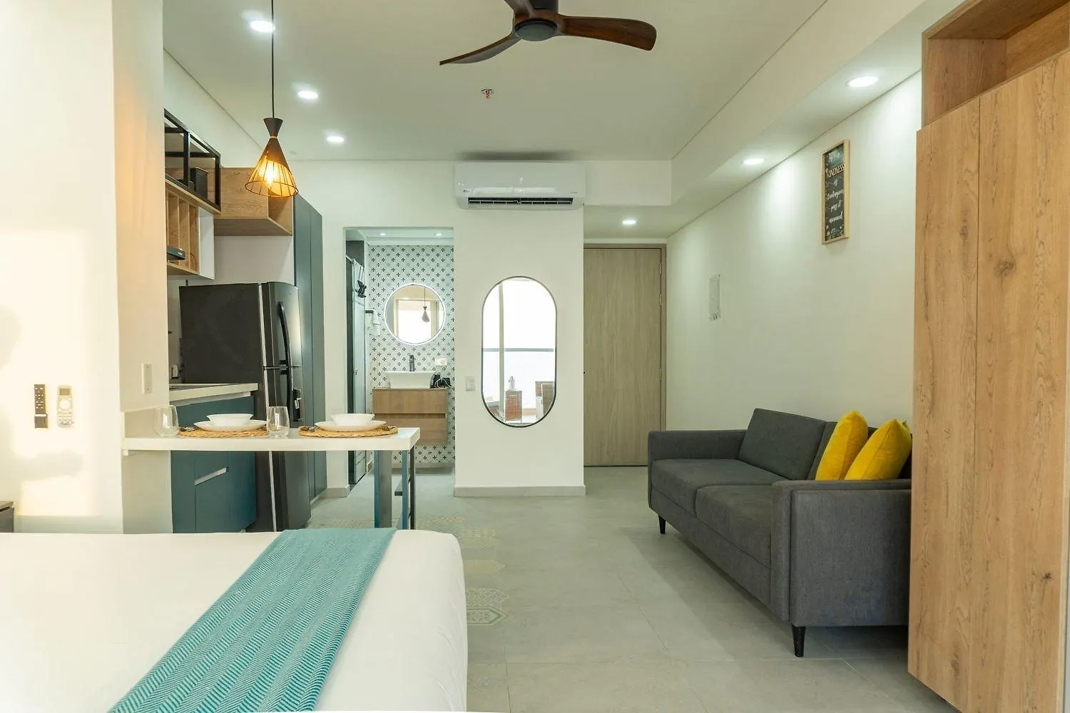 Cb1403 Moderna Suite En Zona Norte Vista Al Mar Cartagena 0*,  Kolumbia