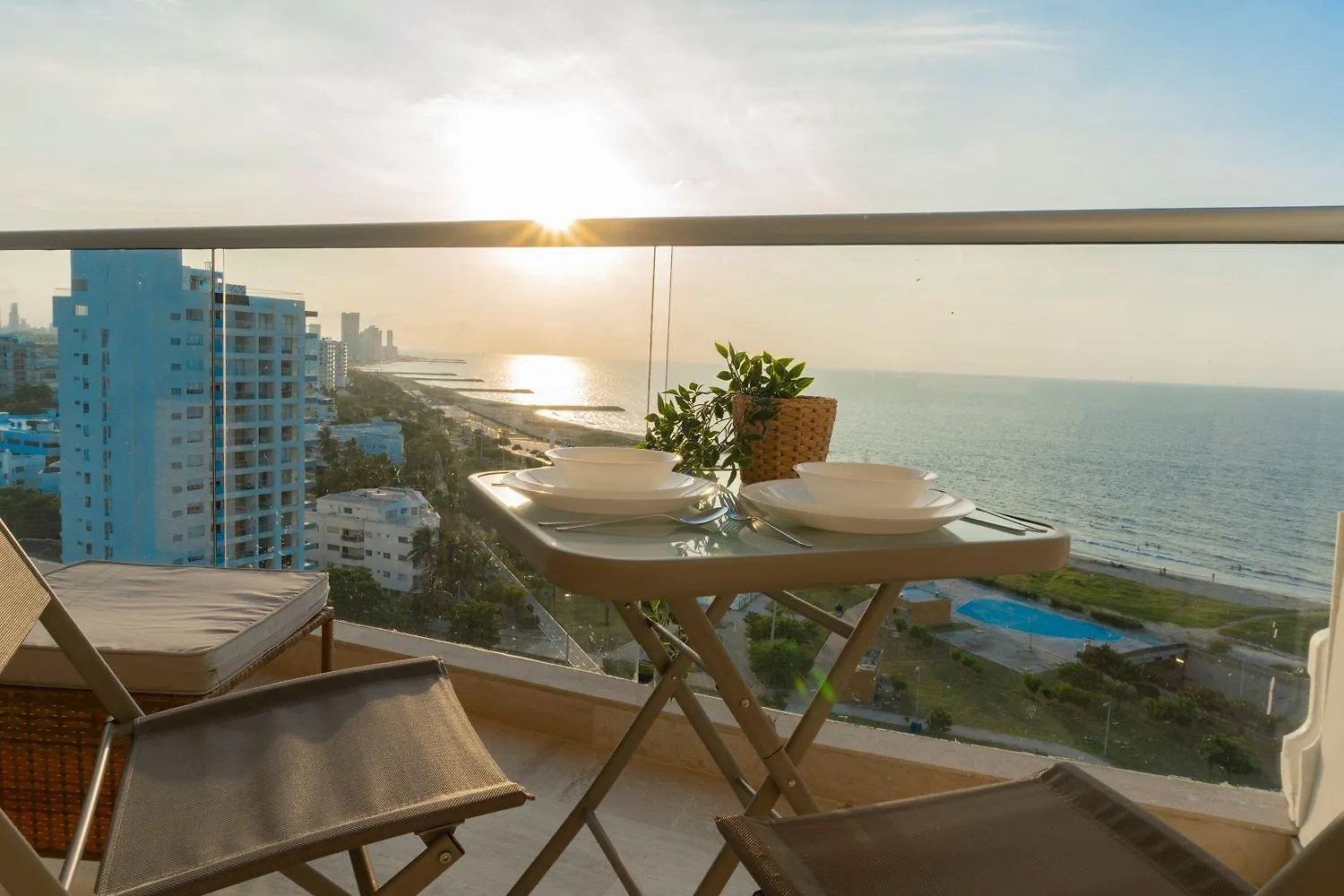 Cb1403 Moderna Suite En Zona Norte Vista Al Mar Cartagena