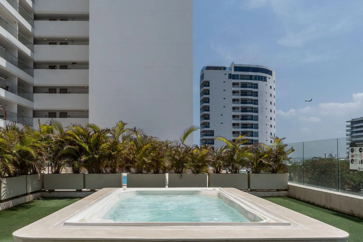 Cb1403 Moderna Suite En Zona Norte Vista Al Mar Cartagena 0*,  Kolumbia