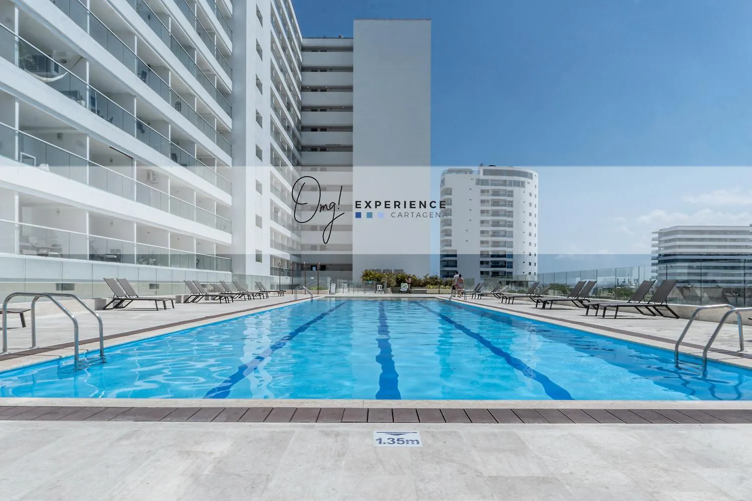 Cb1403 Moderna Suite En Zona Norte Vista Al Mar Cartagena 0*,